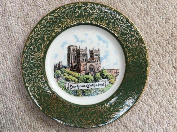 Image 1 of Reli Washbourne, London fine china plate. 'Durham Cathedral'