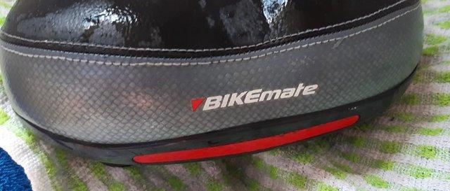 Preview of the first image of Big comfy bike seat saddle - well padded plus springs.