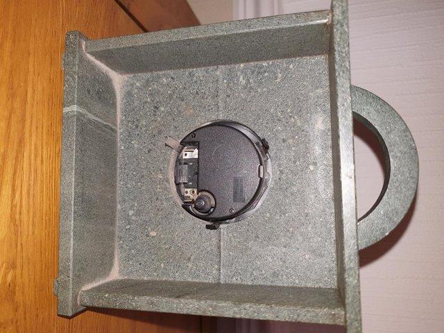 Preview of the first image of green slate clock green slate clock.