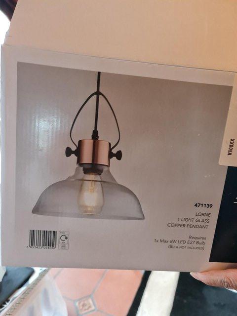 Preview of the first image of Two sets of new light fittings BUT NO SHADES.