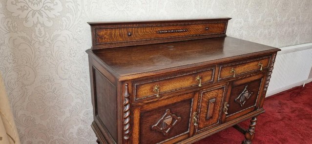Image 1 of Antique Early 20th Century Sideboard - Collection Only
