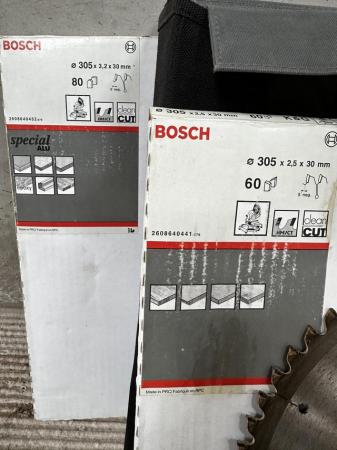 Image 2 of x 3 Bosch Mitre Saw blades