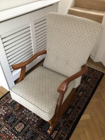 Image 1 of ROCKING CHAIR UPHOLSTERED