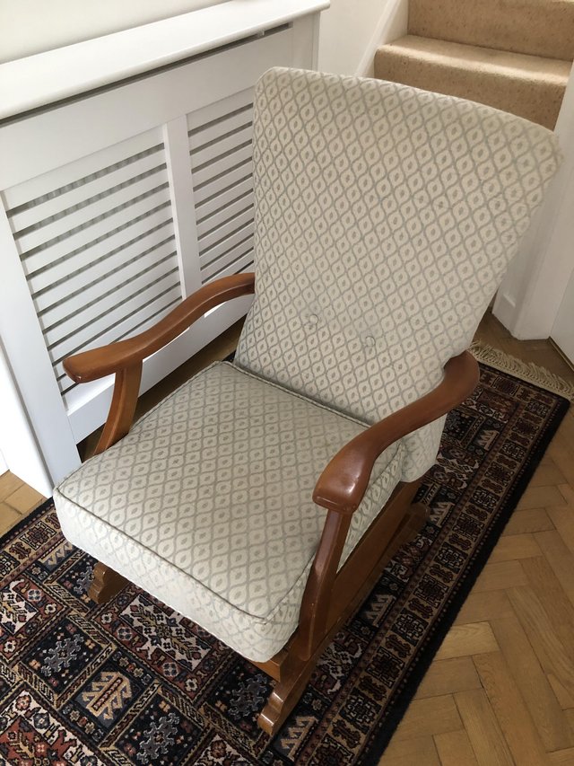 Preview of the first image of ROCKING CHAIR UPHOLSTERED.