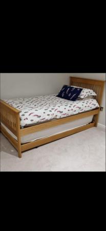 Image 1 of Trundle BED . SOLID OAK