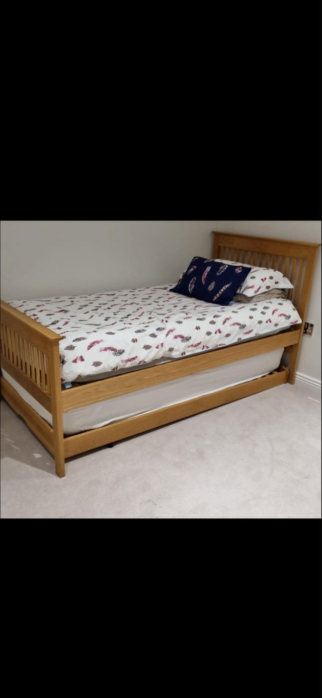 Preview of the first image of Trundle BED . SOLID OAK.