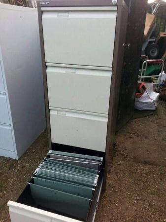 Image 1 of 4 DRAWER FILING CABINET WITH 2 KEYs