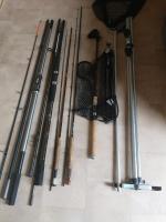 Carp fishing rods , reels and rod bag . For Sale in Holt, Wrexham
