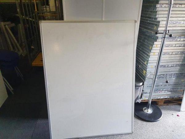 Image 2 of office whiteboard double sided non magnetic wall mountable
