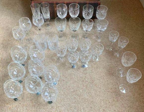 Image 3 of Selection of crystal glass and crystal drinking glasses