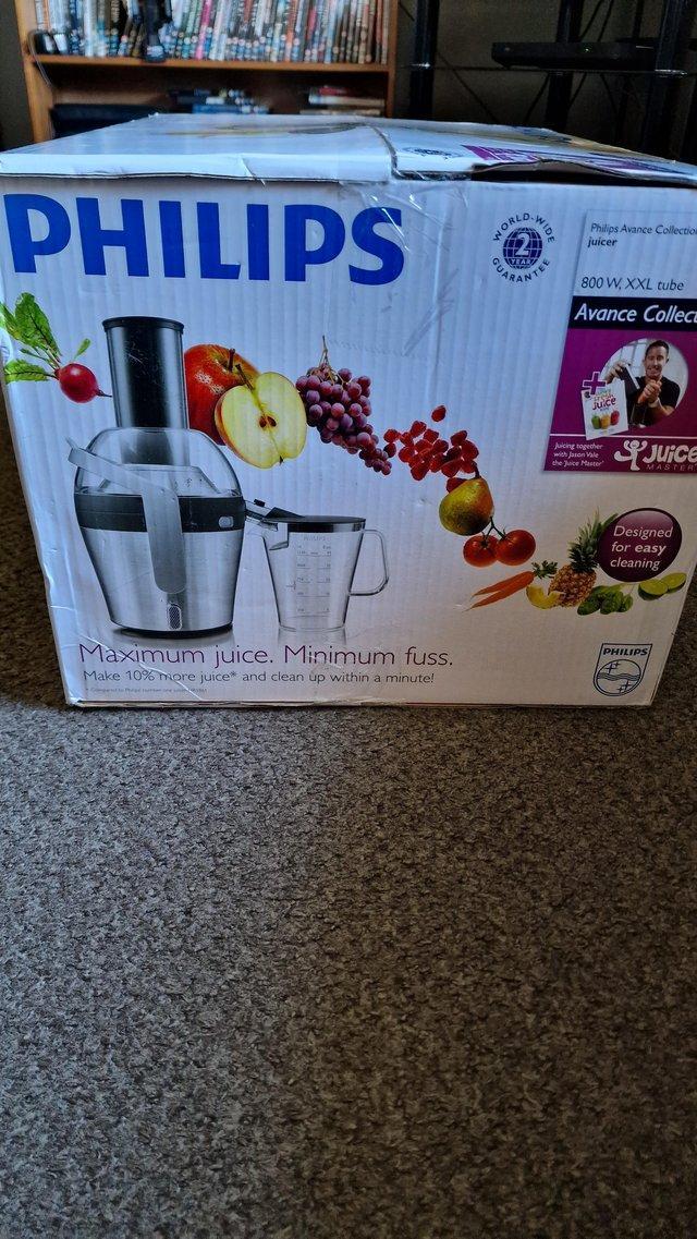 Preview of the first image of Philips juicer advanced collection.