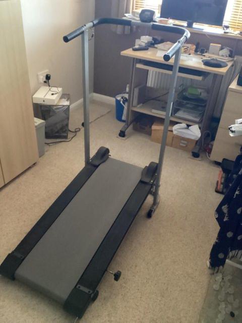 Preview of the first image of Banked treadmill for sale.