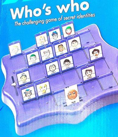 Image 4 of LOW USE - WHO's WHO * CHILD's GAME 6 + years