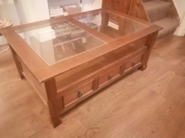 Image 1 of Solid Wood Coffee Table