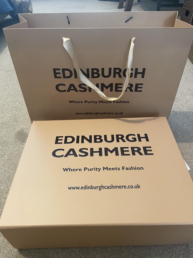 Preview of the first image of Edinburgh Cashmere Scarf - Brand New with box and tags.