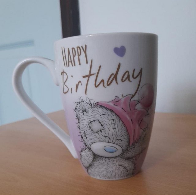Preview of the first image of Me to You "Happy Birthday " mug.