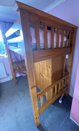 Image 1 of Julian Bowen High Sleeper Bed With Desk and Wardrobe Excepti
