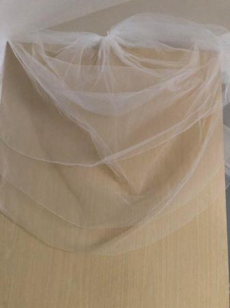 Image 1 of Wedding Veil. Three tier. Longest tier 38inches.