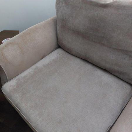 Image 3 of Next Ashford style cuddle chair in reasonable condition