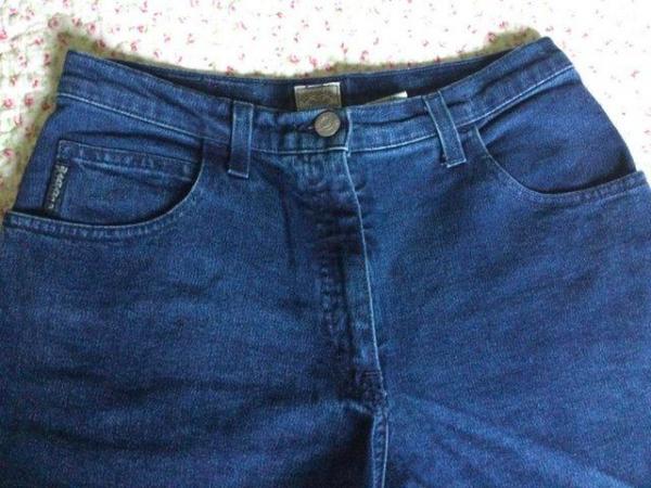 Image 3 of 90s Vintage ARMANI SIMIN T Straight Jeans sz 29