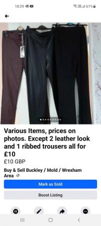 Image 1 of Various items of womens clothes for sale