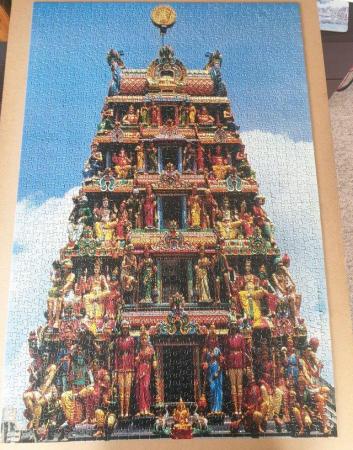 Image 2 of 1500 pice jigsaw called PERUMAL TEMPLE SINGAPORE by CHAD VAL