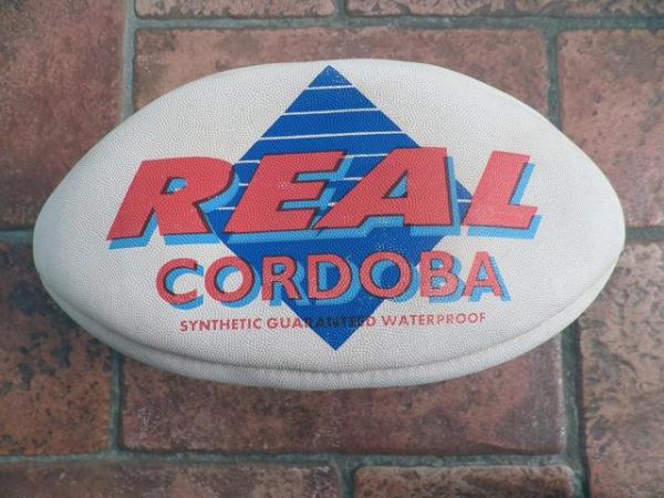 Image 1 of REAL CORDOBA SYNTHETIC RUGBY BALL