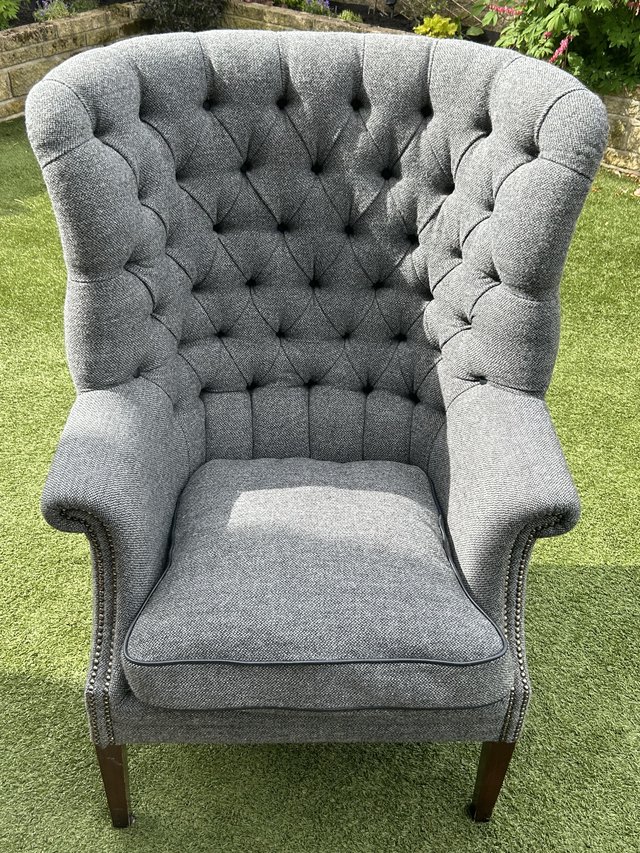 Preview of the first image of Harris Tweed Mackenzie Armchair.