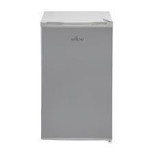 Preview of the first image of WILLOW UNDERCOUNTER SILVER FRIDGE ICEBOX-48CM-NEW BOXED.