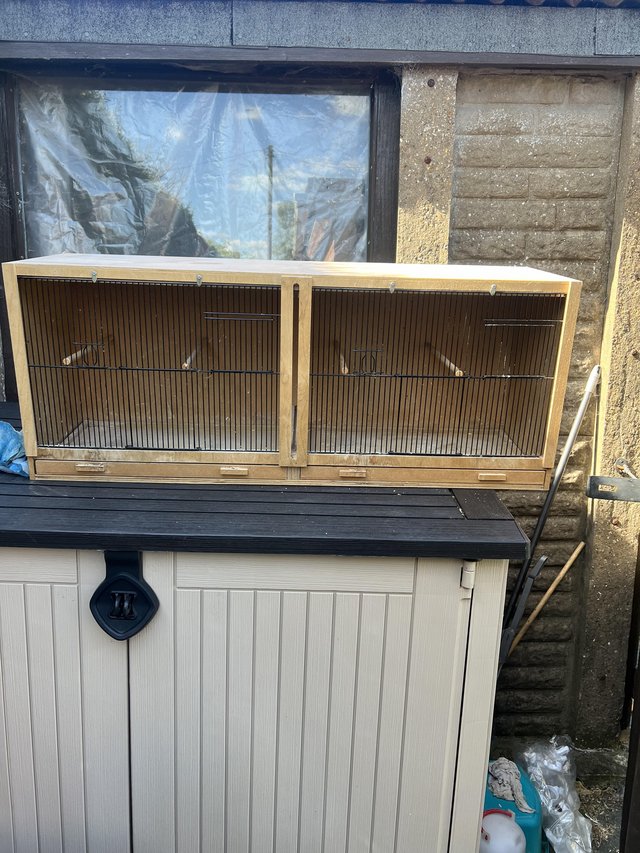 Preview of the first image of Double finch breeding cage x 8.
