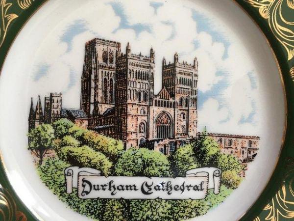 Image 3 of Reli Washbourne, London fine china plate. 'Durham Cathedral'
