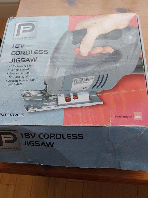 Preview of the first image of 18V Cordless Jigsaw - very little use.