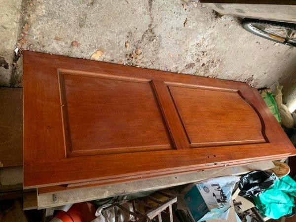Image 1 of Hardwood doors and fittings, used.