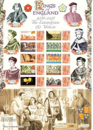 Image 10 of Mint Condition Bradbury Stamp Sheets