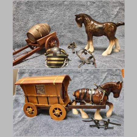 Image 1 of Shire horse and horse ornaments