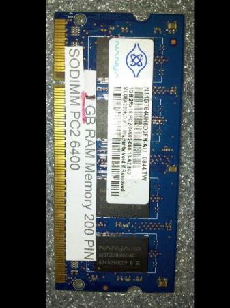 Image 3 of 1gb module of Laptop RAM (Random Access Memory) ......
