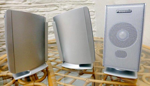 Image 1 of Panasonic SB-FS520 Home Cinema Speakers (x3) - NEW