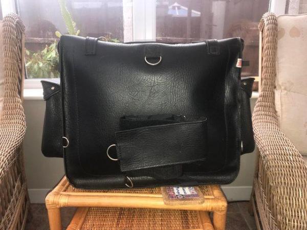 Image 2 of Quality Leather rack/Sissy bar bag