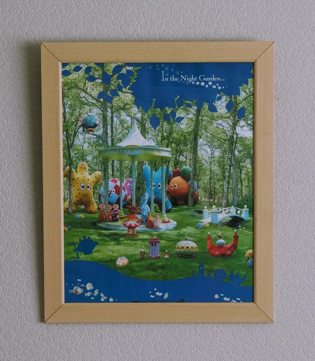 Preview of the first image of Large 'In The Night Garden' Framed Print.