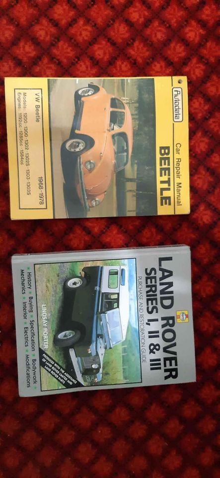Preview of the first image of VW Volkswagen Beetle Land rover Car repairs books as in pic..