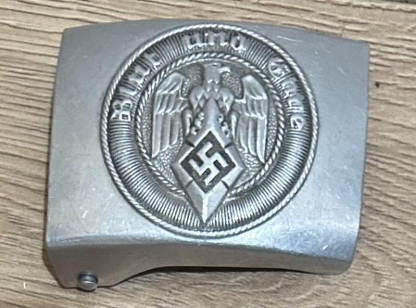 Image 3 of Genuine WW2 German Hitler Youth Belt Buckle