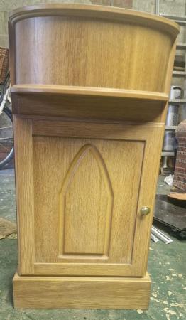 Image 1 of Gothic Church wood kitchen/bathroom sink cabinet