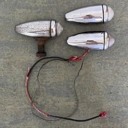 Image 1 of 3 Austin A30 Lucas torpedo side lights untested.£35 ovno lot