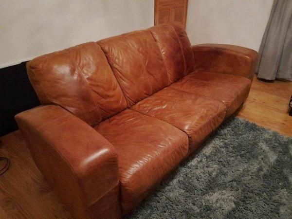 Image 2 of Three seater settee, used but good condition