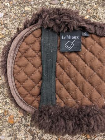 Image 2 of LeMieux CONTOURED BROWN GIRTH SLEEVE COVER, NEVER USED, £20
