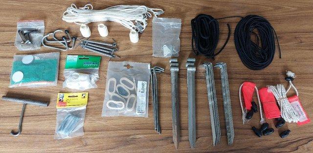 Image 1 of An assortment of useful camping bits