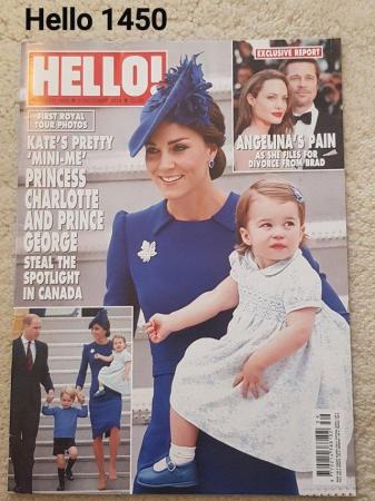 Image 1 of Hello Magazine 1450 - Charlotte & George in Canada