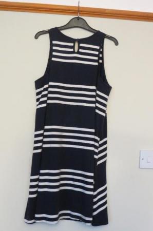 Image 2 of New Navy & White Striped Dress by Brakeburn – UK 16