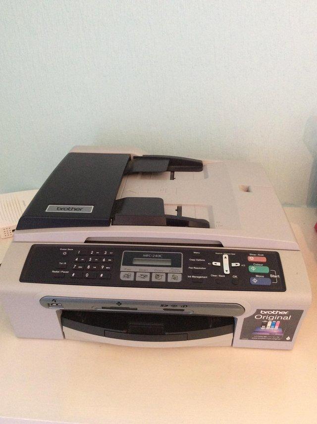 Preview of the first image of Brother printer copier with spare ink..
