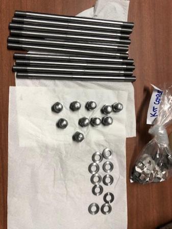 Image 2 of Kit of Engine studs, nuts and washers for engine Osca